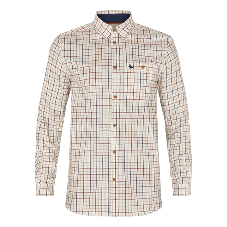 Oxford Skytterskjorte – Classic Blue/Merlot Check – Seeland