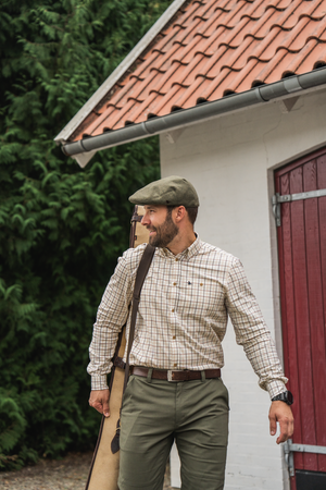 Oxford Skytterskjorte – Classic Blue/Merlot Check – Seeland