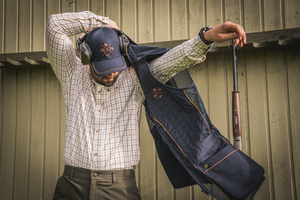 Oxford Skytterskjorte – Classic Blue/Merlot Check – Seeland