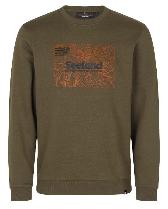Pulse Genser Dark Olive Melange – Seeland