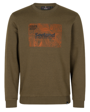 Pulse Genser Dark Olive Melange – Seeland