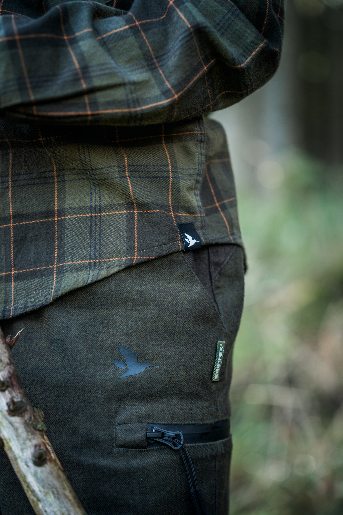 Glen Junior Flanellskjorte – Pine Green/Dark Navy Check – Seeland