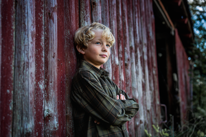 Glen Junior Flanellskjorte – Pine Green/Dark Navy Check – Seeland