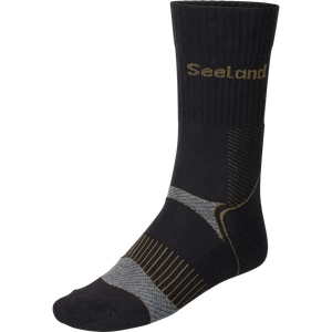 Field Coolmax-Sokker - 2Pack Black/Dark Grey – Seeland