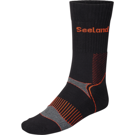 Field Coolmax-Sokker - 2Pack Black/Dark Grey – Seeland