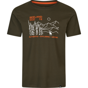 Landscape T-skjorte Pine Green – Seeland