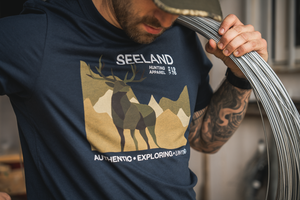 Fragment T-skjorte Dark Blue – Seeland