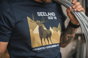 Fragment T-skjorte Dark Blue – Seeland
