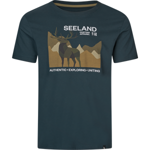 Fragment T-skjorte Dark Blue – Seeland