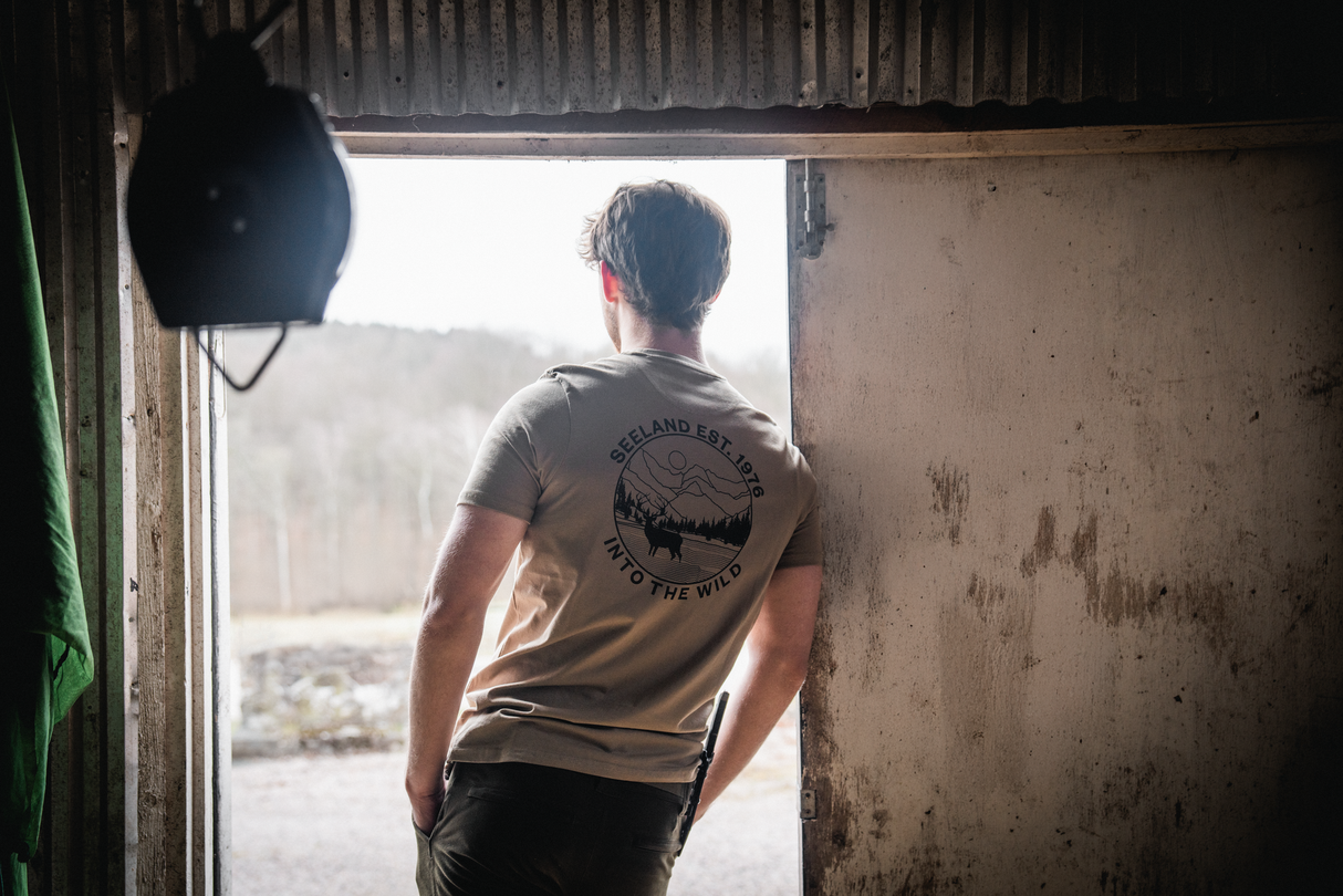 Hunting Landscape T-skjorte – Covert Green – Seeland