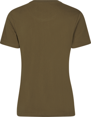 Deer On Line T-skjorte Dame – Military Olive – Seeland
