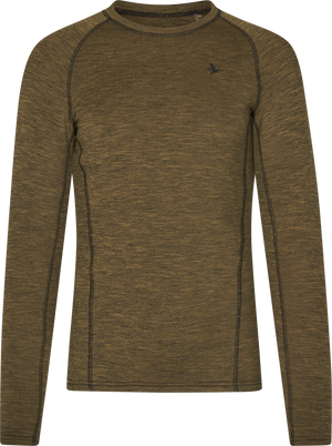 Peak Aia T-skjorte – Military Olive Melange – Seeland