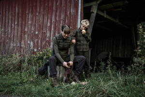 Peak Aia T-skjorte – Military Olive Melange – Seeland