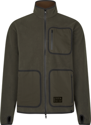 Rogue Solid vendbar fleecejakke – Grizzly Brown/Demitasse Brown – Seeland