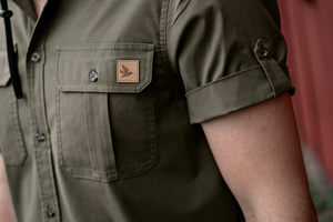 Selous S/S Cargo Skjorte - Grape Leaf – Seeland