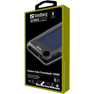 Solcelle Powerbank 10000mAh – Sandberg