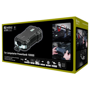 Startbooster og Powerbank 10000 – Sandberg