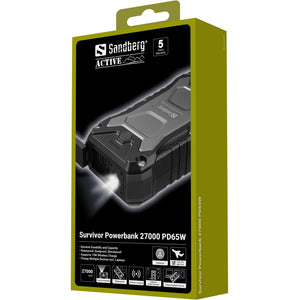 Survivor Powerbank USB-C 27.000 mAh – Sandberg