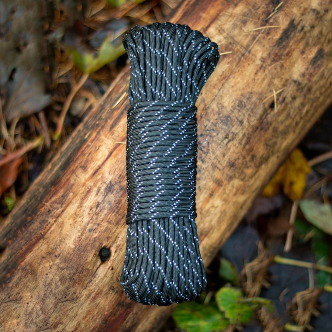 Paracord 550lb, 7-core, Reflektiv – Life Systems