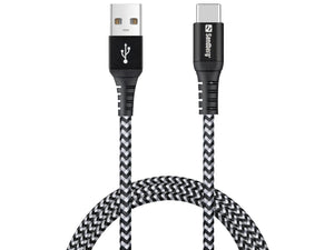 Survivor USB-C - USB-A Ladekabel – Sandberg