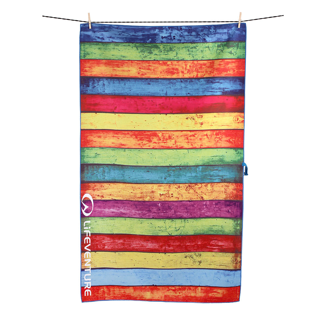 Resirkulert SoftFibre turhåndkle, Striped P – Life Venture