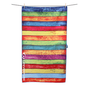 Resirkulert SoftFibre turhåndkle, Striped P – Life Venture