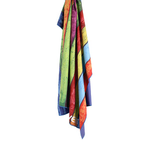 Resirkulert SoftFibre turhåndkle, Striped P – Life Venture