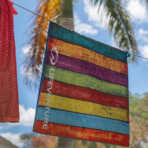 Resirkulert SoftFibre turhåndkle, Striped P – Life Venture