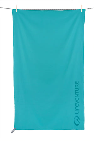 Recycled SoftFibre turhåndkle, Teal, Gia – Life Venture