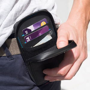 RFID telefonlommebok, resirkulert, Grå – Life Venture
