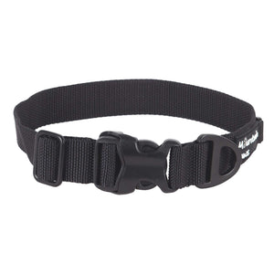 Ekstra solid hundehalsbånd, Medium, Svart – Mountain Paws