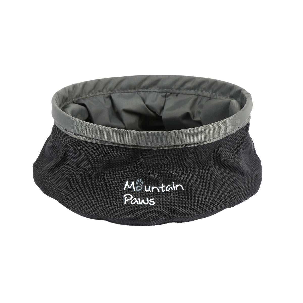 Sammenleggbar vannskål til hund, Svart – Mountain Paws