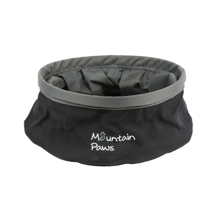Sammenleggbar vannskål til hund, Svart – Mountain Paws
