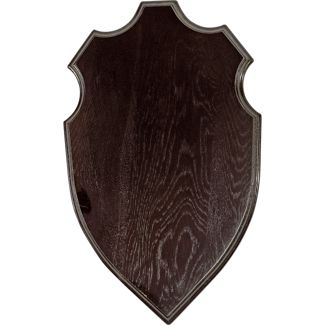 Hjorteplate Mørkt Tre 40 x 24 cm – Seeland