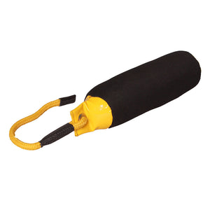 Neopren Dummy Svart Med Gul Flytende – Prof dog