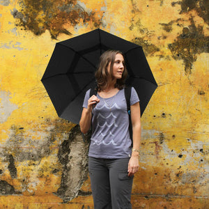 Trek-paraply, Medium, Lilla – Life Venture