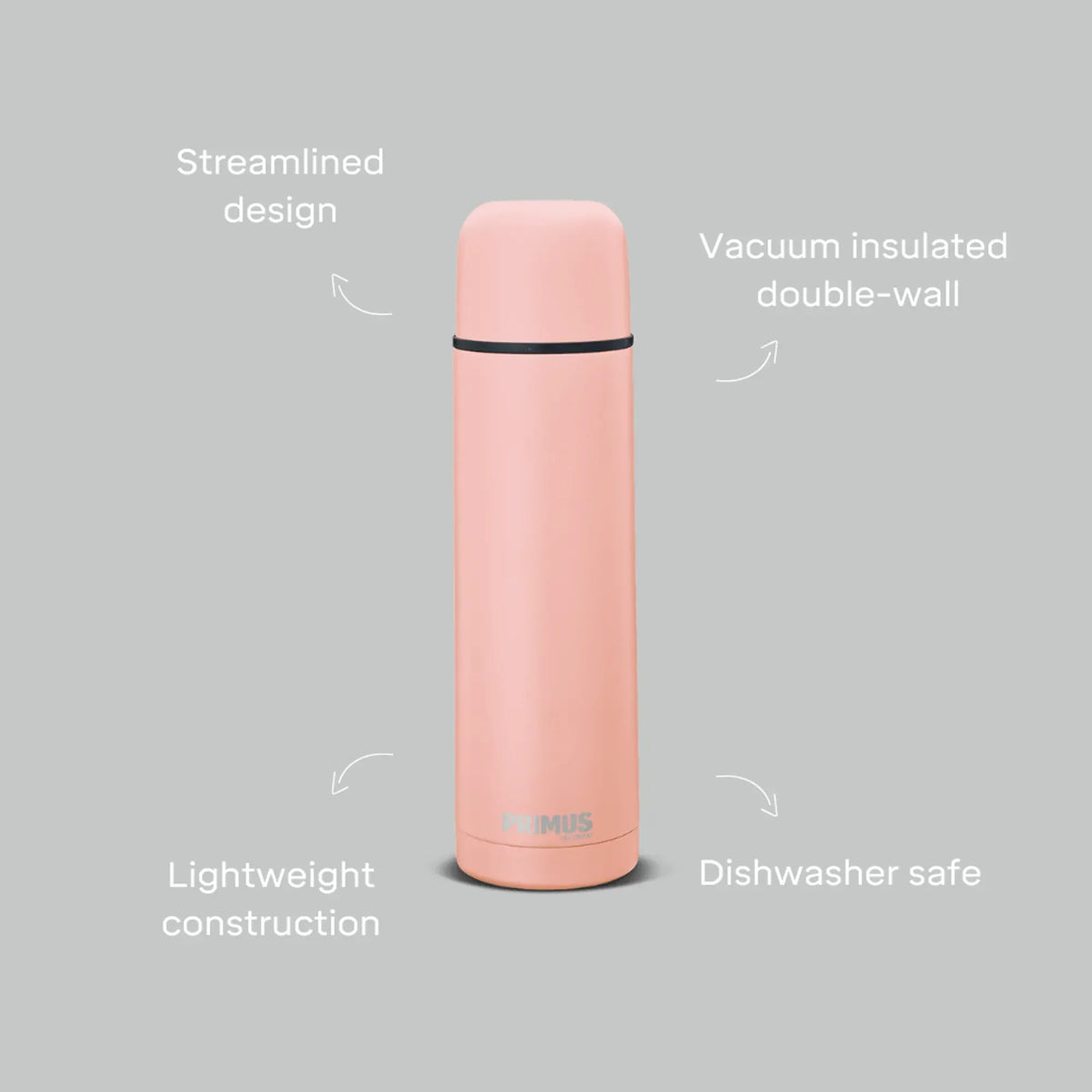 Classic Light Termoflaske PALE PEACH / 0,75 L – Primus