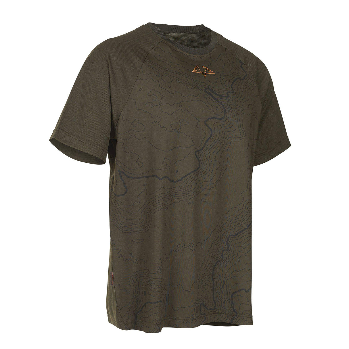 Alpha SS RE-ECO T-Skjorte Printed Grønn – Swedteam