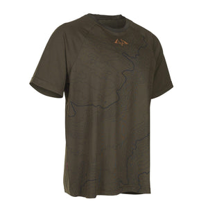 Alpha SS RE-ECO T-Skjorte Printed Grønn – Swedteam
