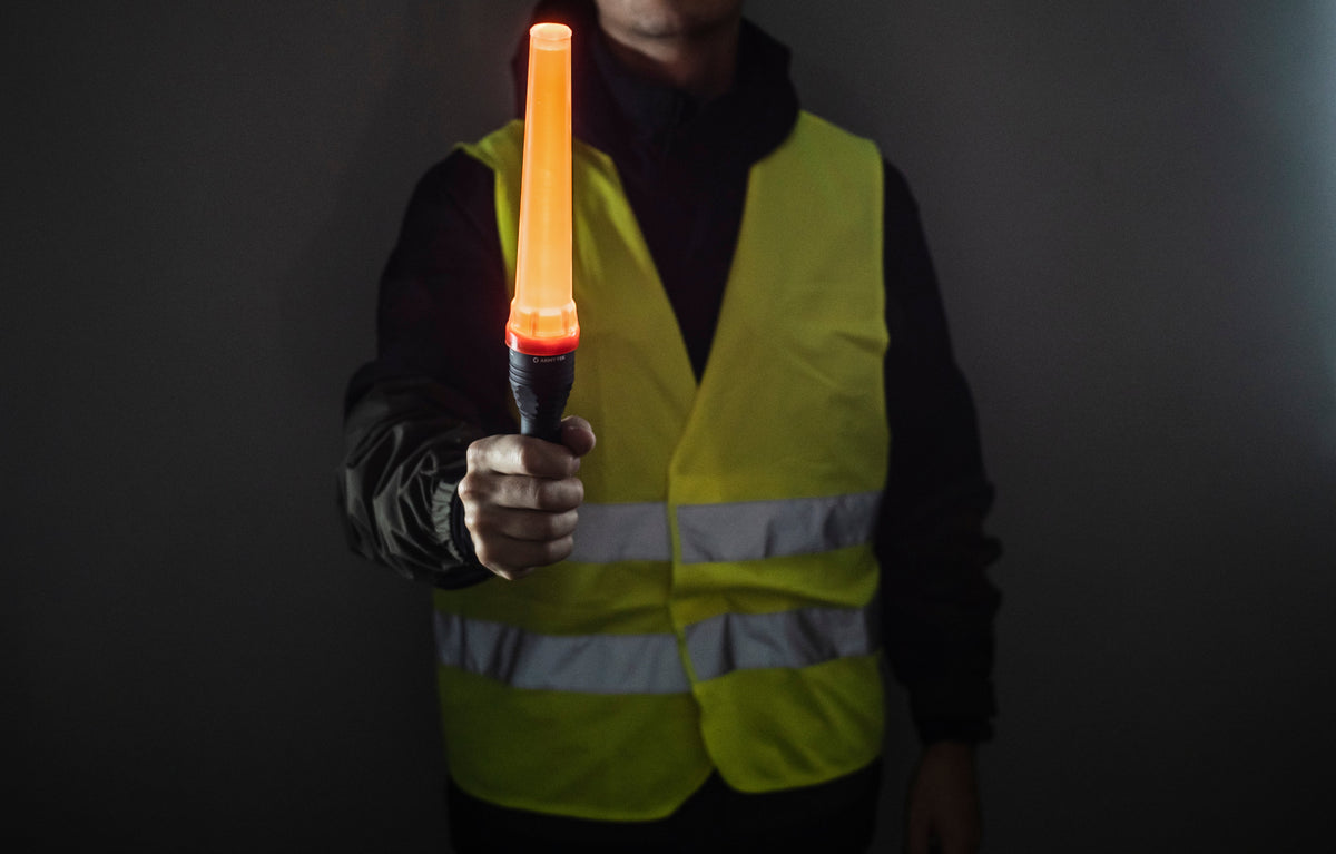 Armytek Traffic Wand ATW-01 – Oransje (Predator / Viking / Dobermann) / 200 mm – Armytek