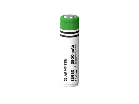 18650 Li-Ion 3500mAh batteri / Beskyttet / Oppladbart – Armytek