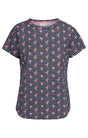Cara - Navy Flamingo Stripe - Trespass