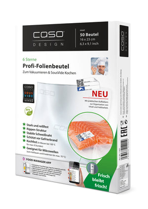 Folieposer 30x40 cm, 50 stk - 150 my – Caso