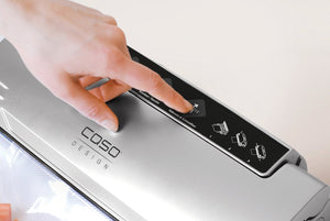 Caso Vakuummaskin VC15 Inox 9 L/min, 1 sveisetråd, -0,7 bar, stoppknapp – Caso