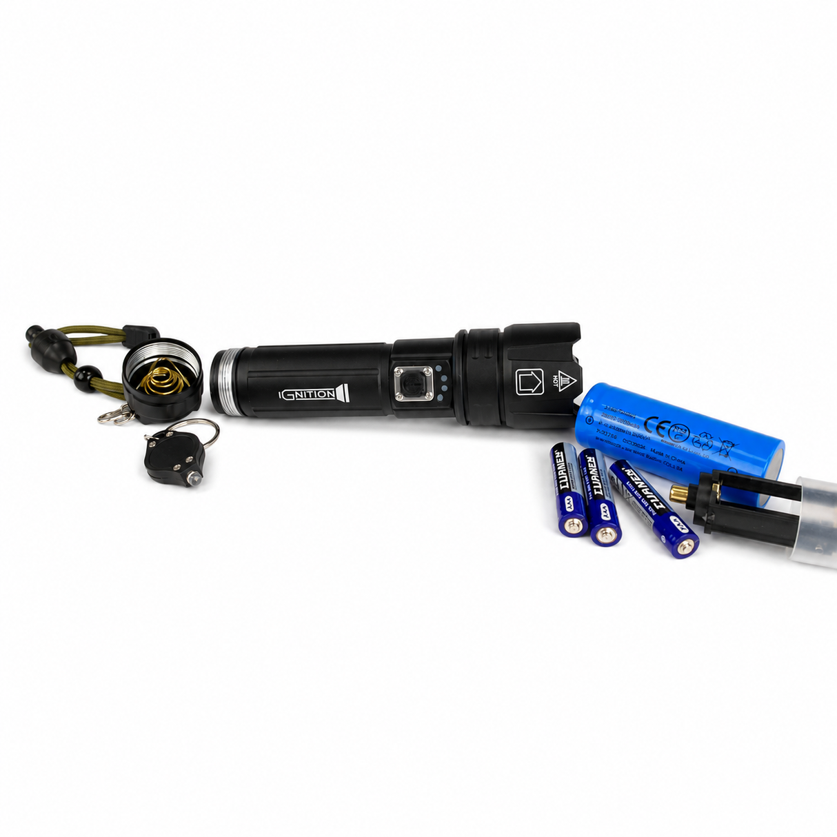 Kraftig - Lommelykt 2000 Lumens – Ignition