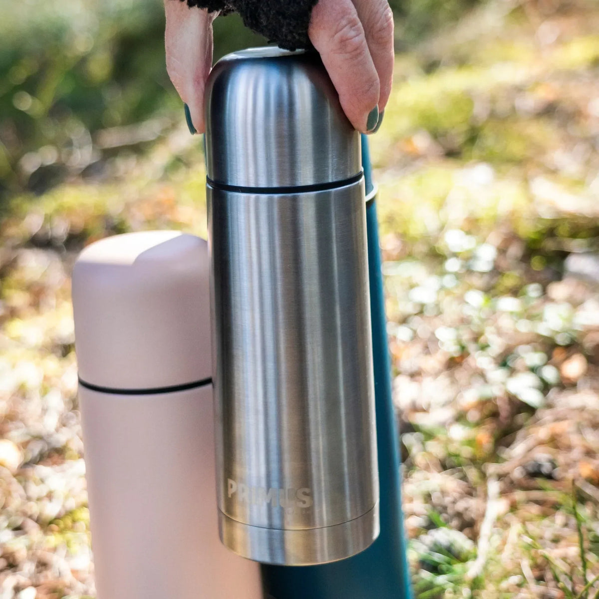 Classic Light Vacuum Bottle Rustfritt stål / 0.35 L – Primus