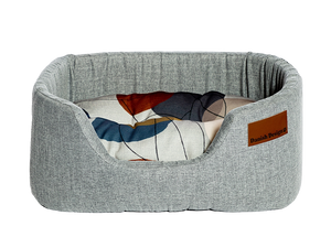 Colour Block Silver Lux Slumber Bed M