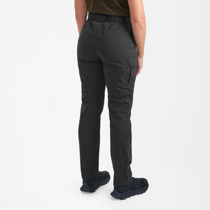 Lady Slogen Zip-Off Bukse - Black Ink – Deerhunter