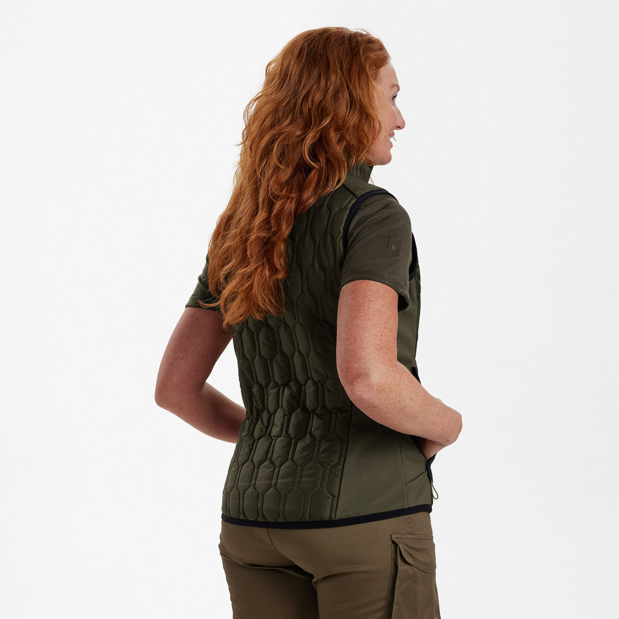 Lady Mossdale quiltet vest Forest Green – Deerhunter