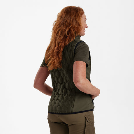 Lady Mossdale quiltet vest Forest Green – Deerhunter